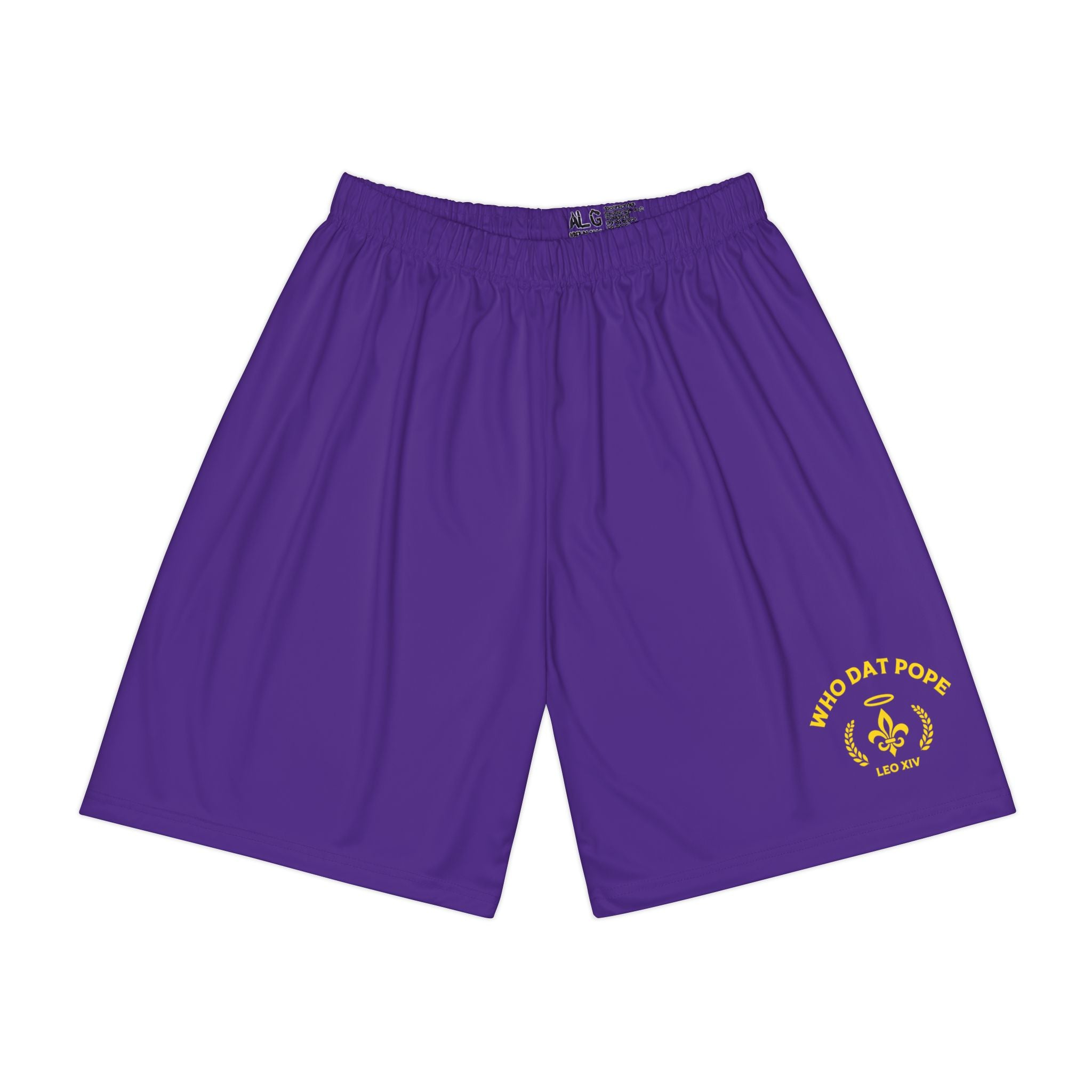Men's Sports Shorts - Who Dat Pope, Athletic Wear, Casual Shorts, Game Day Gear, Trendy Workout Shorts, Unique Gift