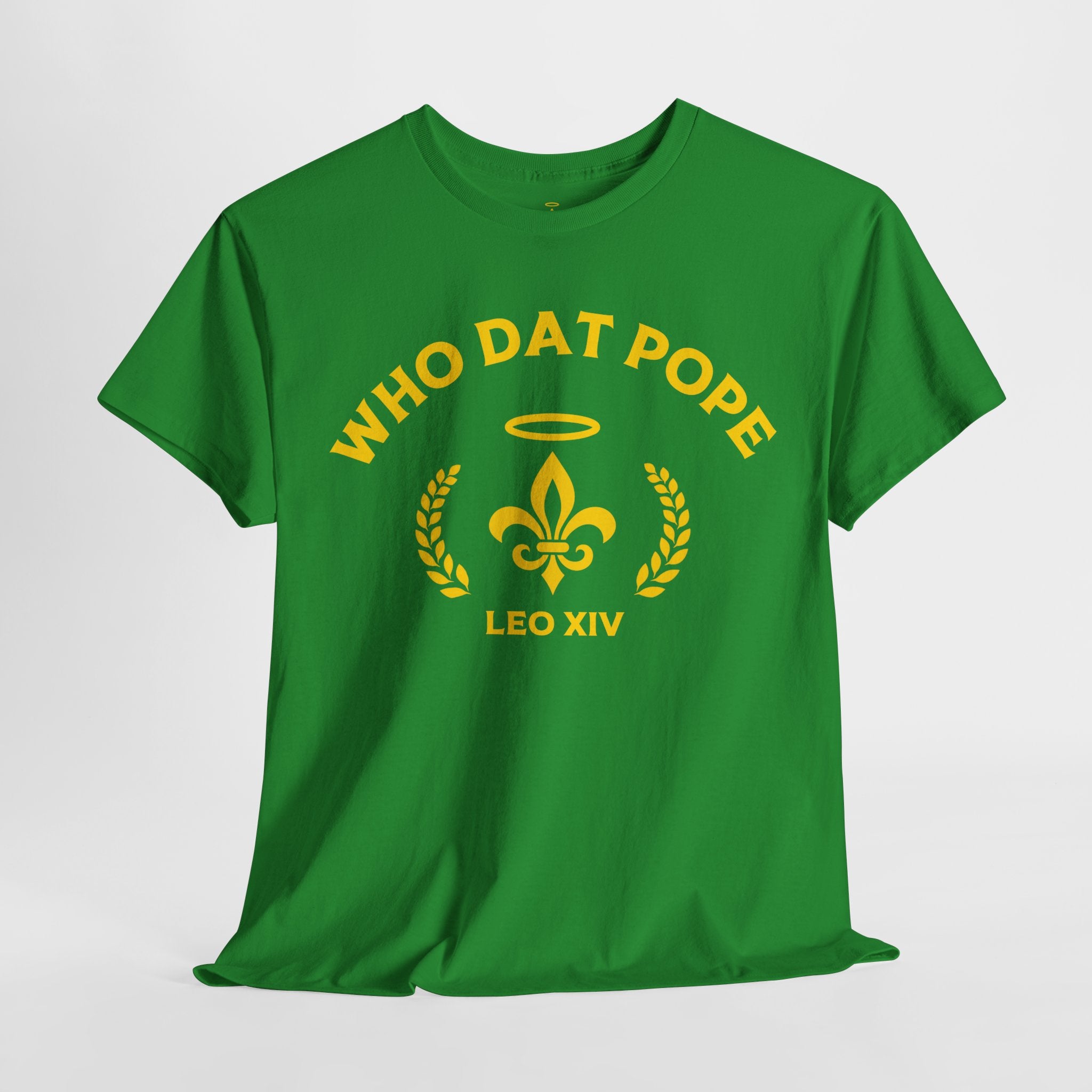 Who Dat Pope T-Shirt | Unisex Heavy Cotton Tee | Gift for Pope Lovers | Mardi Gras Apparel