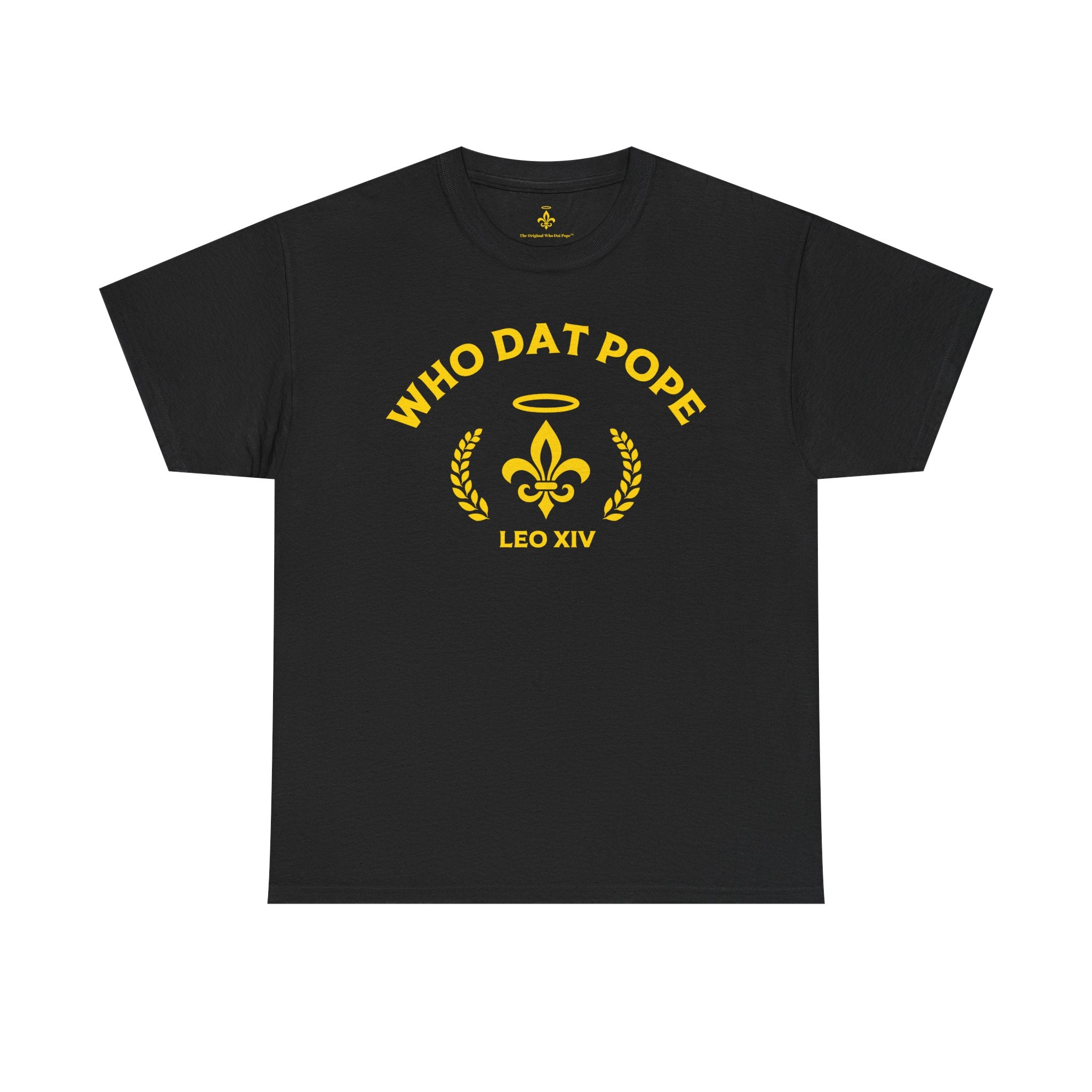 Who Dat Pope T-Shirt | Unisex Heavy Cotton Tee | Gift for Pope Lovers | Mardi Gras Apparel
