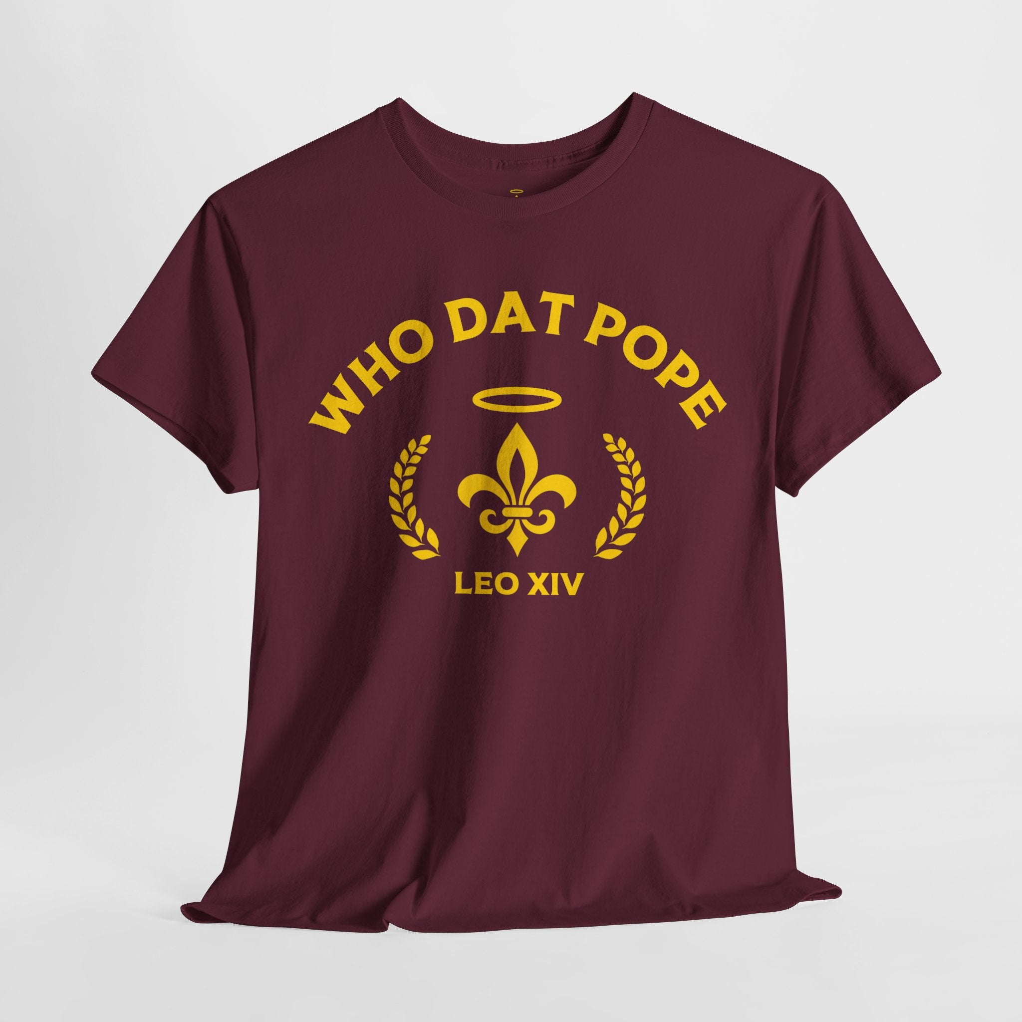 Who Dat Pope T-Shirt | Unisex Heavy Cotton Tee | Gift for Pope Lovers | Mardi Gras Apparel