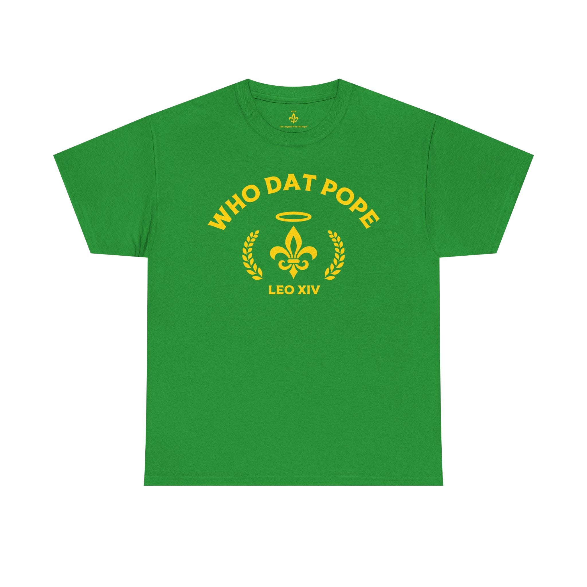 Who Dat Pope T-Shirt | Unisex Heavy Cotton Tee | Gift for Pope Lovers | Mardi Gras Apparel