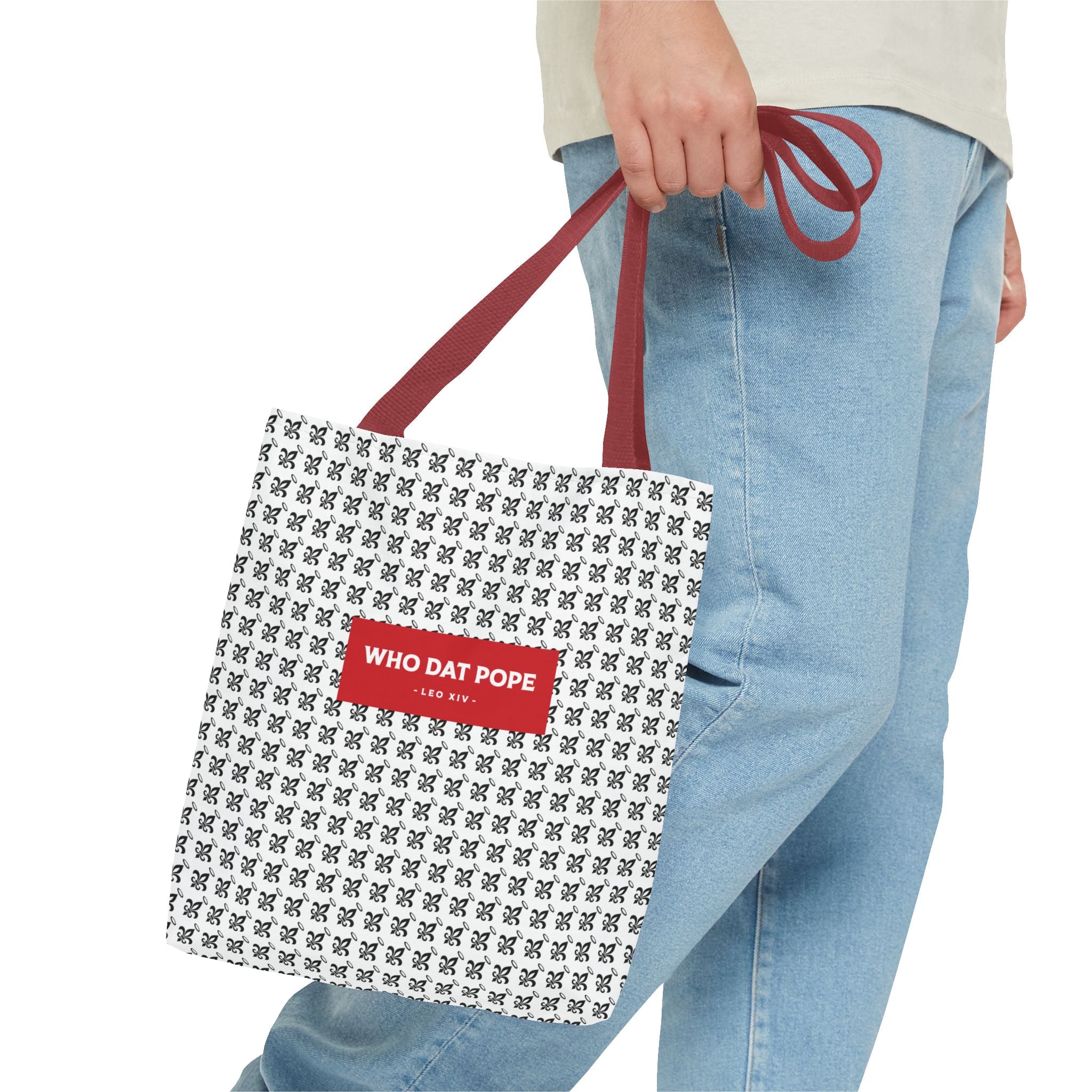 Who Dat Pope Pattern Tote Bag