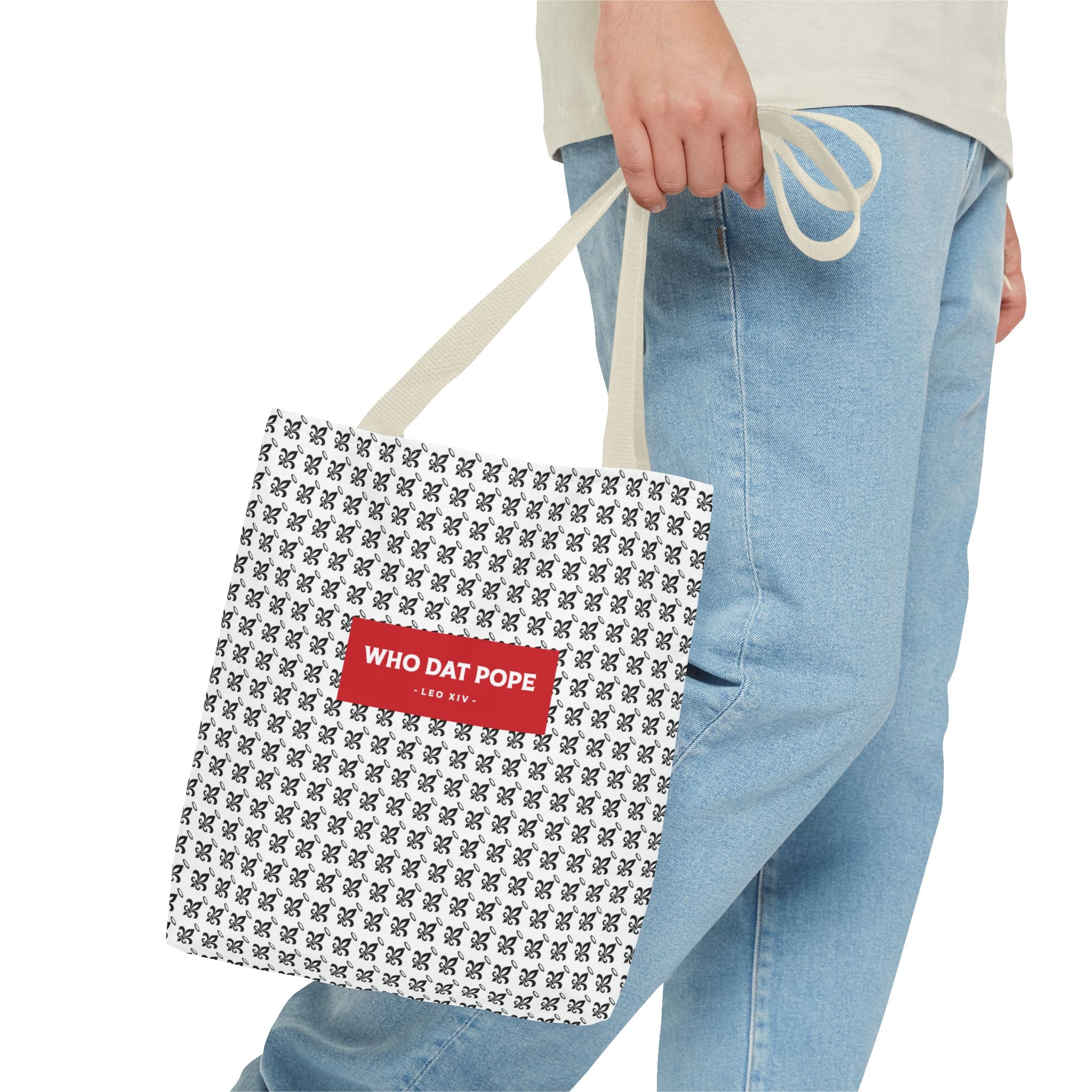 Who Dat Pope Pattern Tote Bag