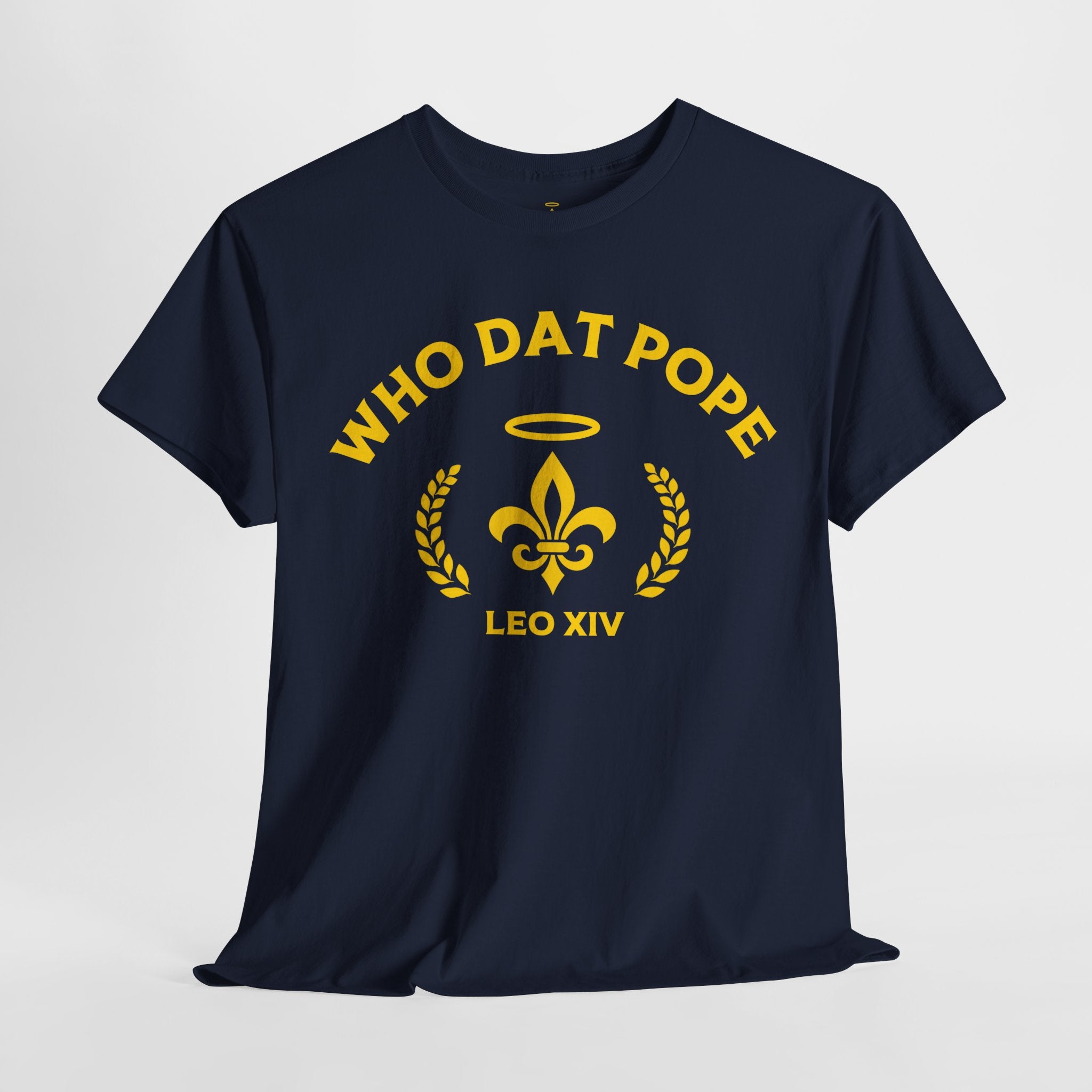 Who Dat Pope T-Shirt | Unisex Heavy Cotton Tee | Gift for Pope Lovers | Mardi Gras Apparel