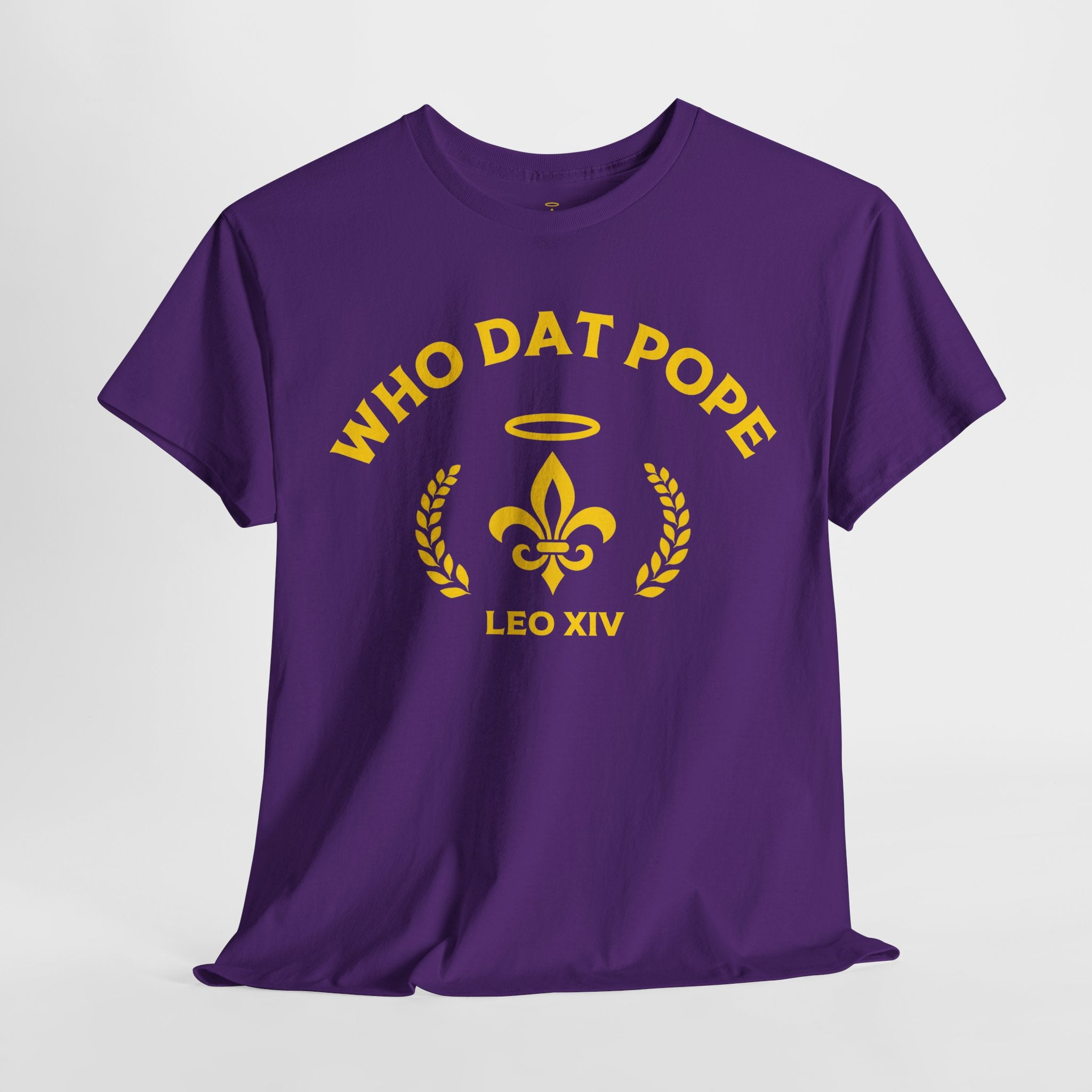 Who Dat Pope T-Shirt | Unisex Heavy Cotton Tee | Gift for Pope Lovers | Mardi Gras Apparel