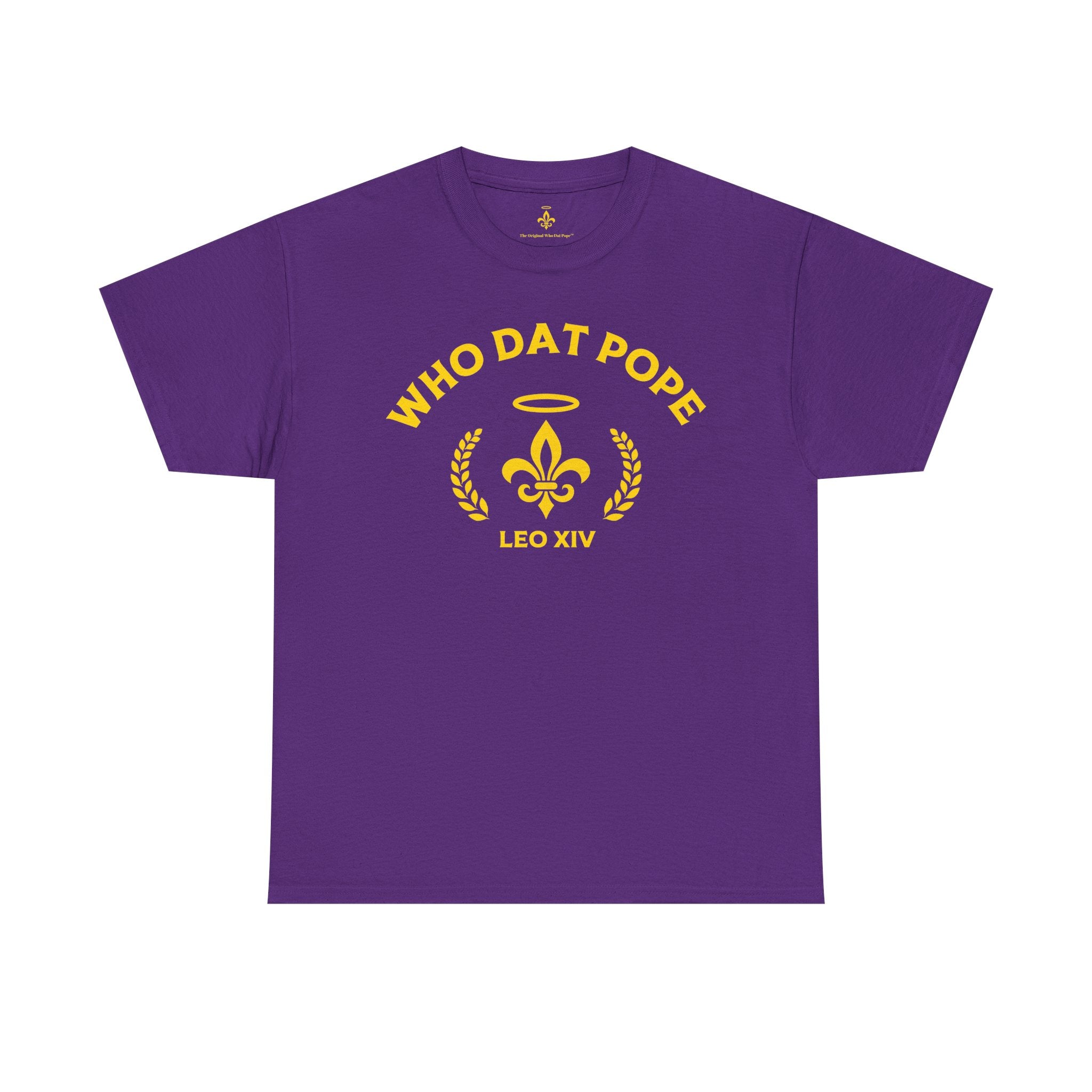 Who Dat Pope T-Shirt | Unisex Heavy Cotton Tee | Gift for Pope Lovers | Mardi Gras Apparel