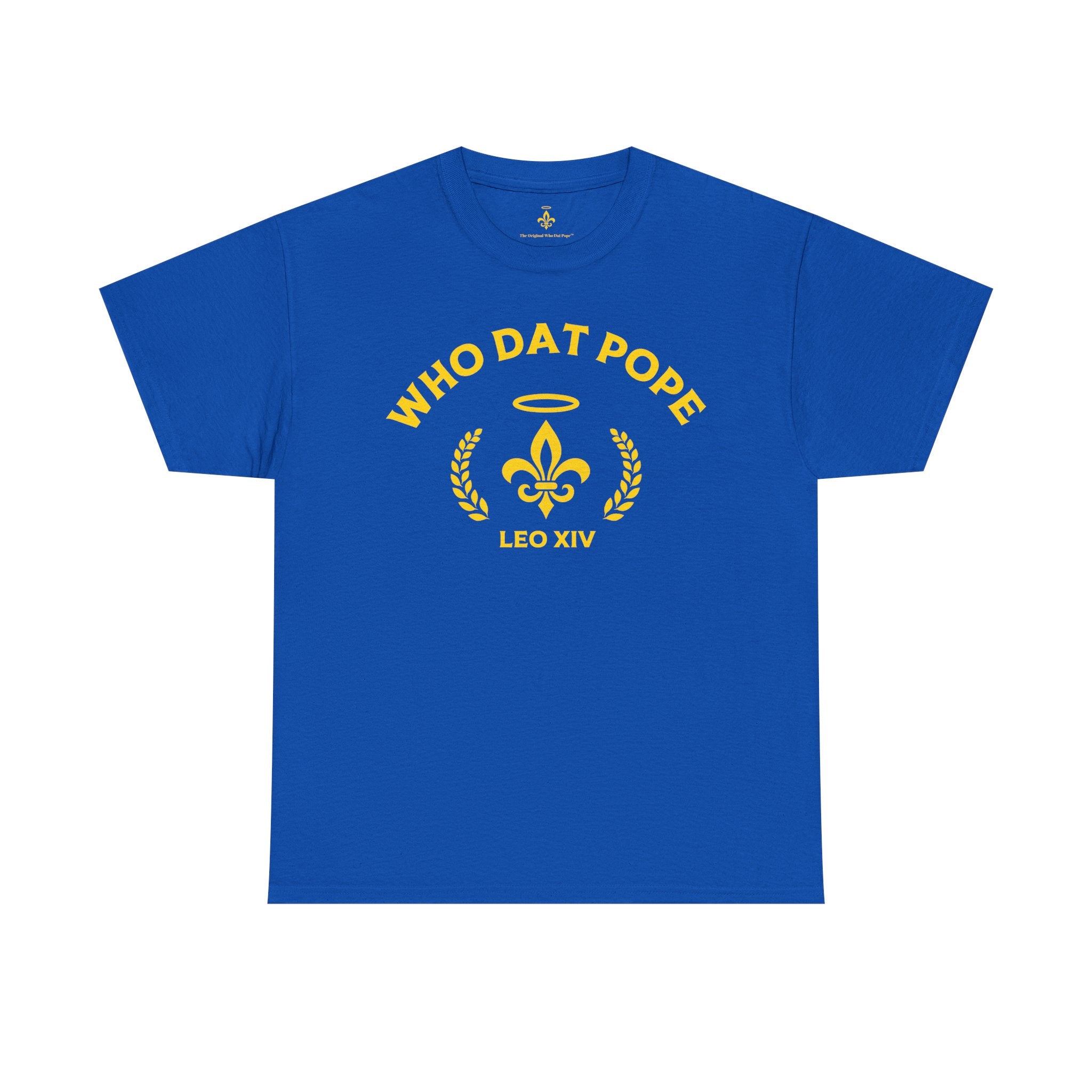 Who Dat Pope T-Shirt | Unisex Heavy Cotton Tee | Gift for Pope Lovers | Mardi Gras Apparel
