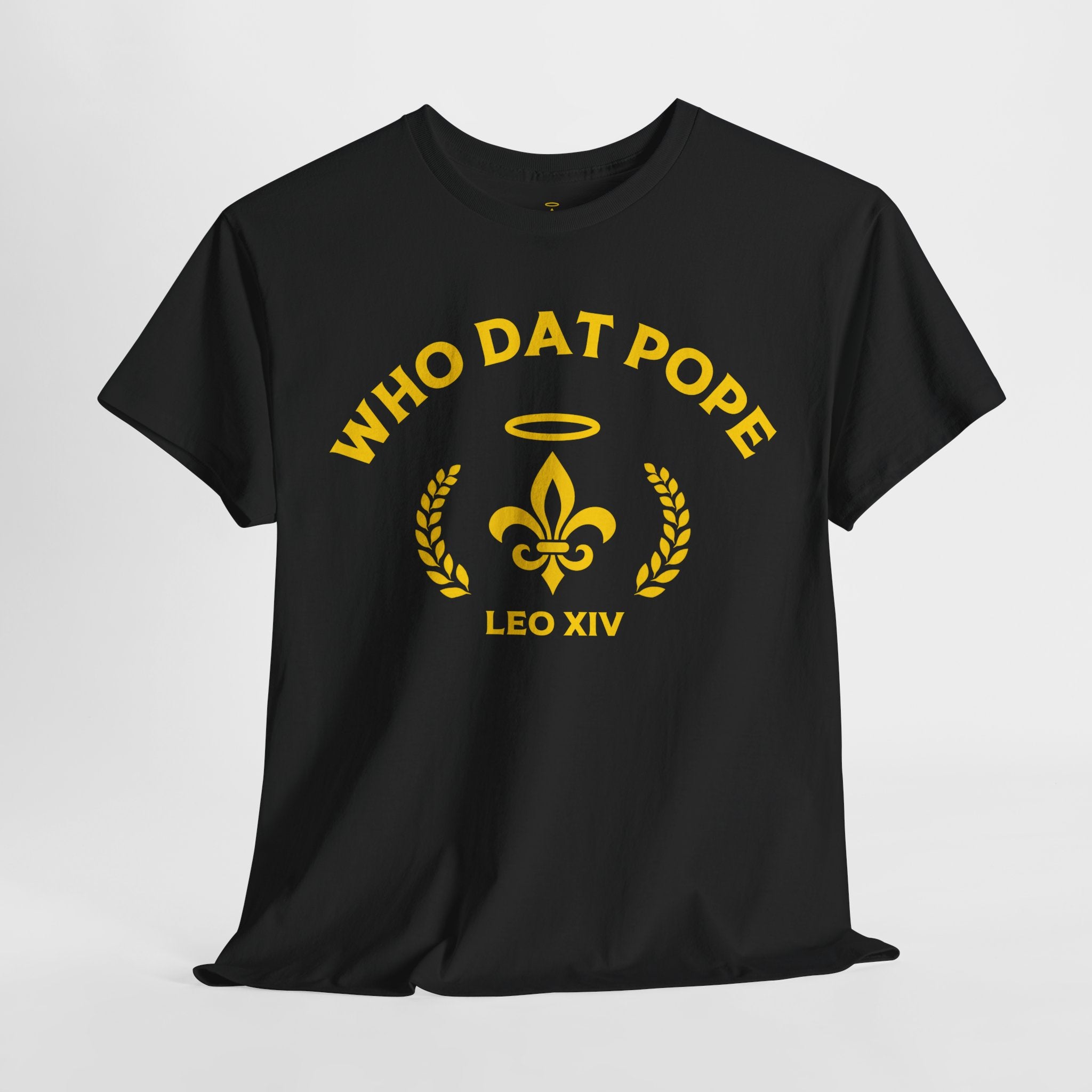 Who Dat Pope T-Shirt | Unisex Heavy Cotton Tee | Gift for Pope Lovers | Mardi Gras Apparel
