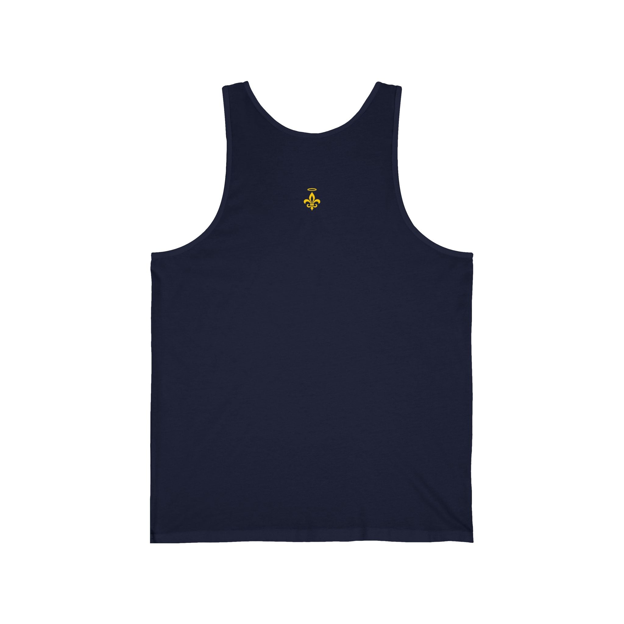 Stylish Unisex Jersey Tank - 'Who Dat Pope' Graphic Tee for Festivals, Beach Days, Gifts, Casual Wear, Summer Events