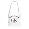 Who Dat Pope Tote Bag (Blood & Bred Version)