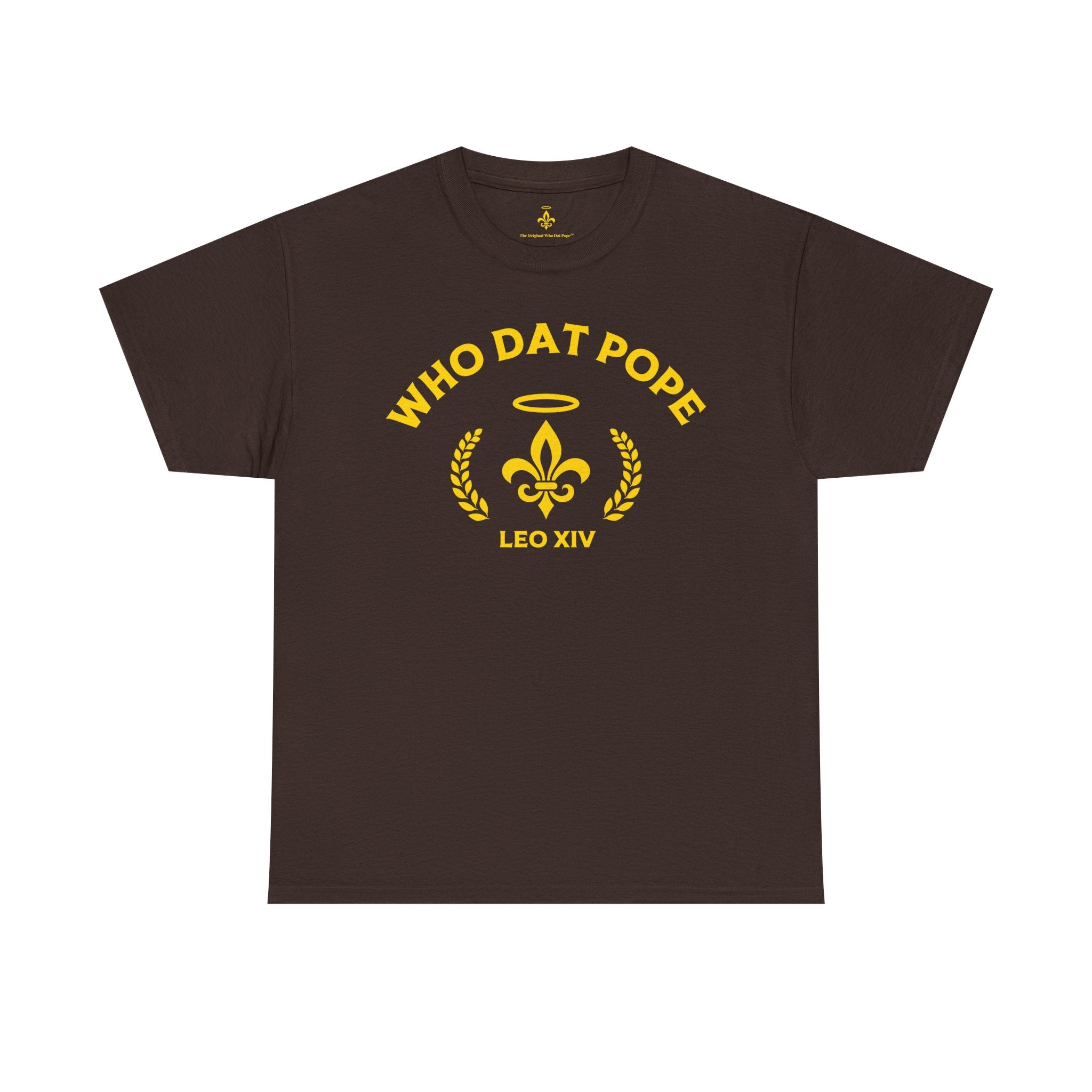 Who Dat Pope T-Shirt | Unisex Heavy Cotton Tee | Gift for Pope Lovers | Mardi Gras Apparel