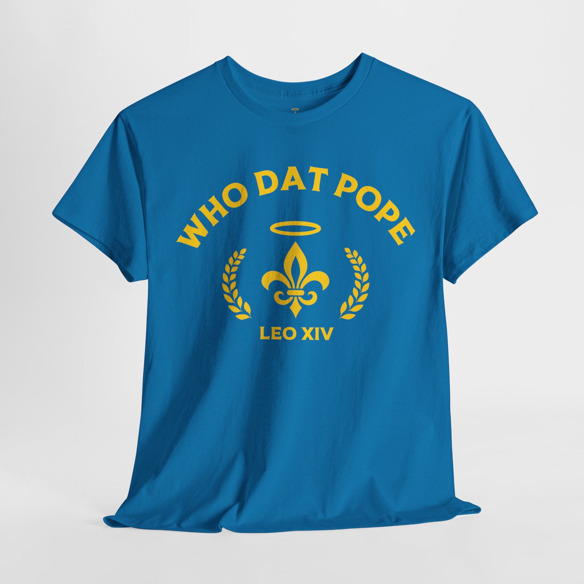 Who Dat Pope T-Shirt | Unisex Heavy Cotton Tee | Gift for Pope Lovers | Mardi Gras Apparel