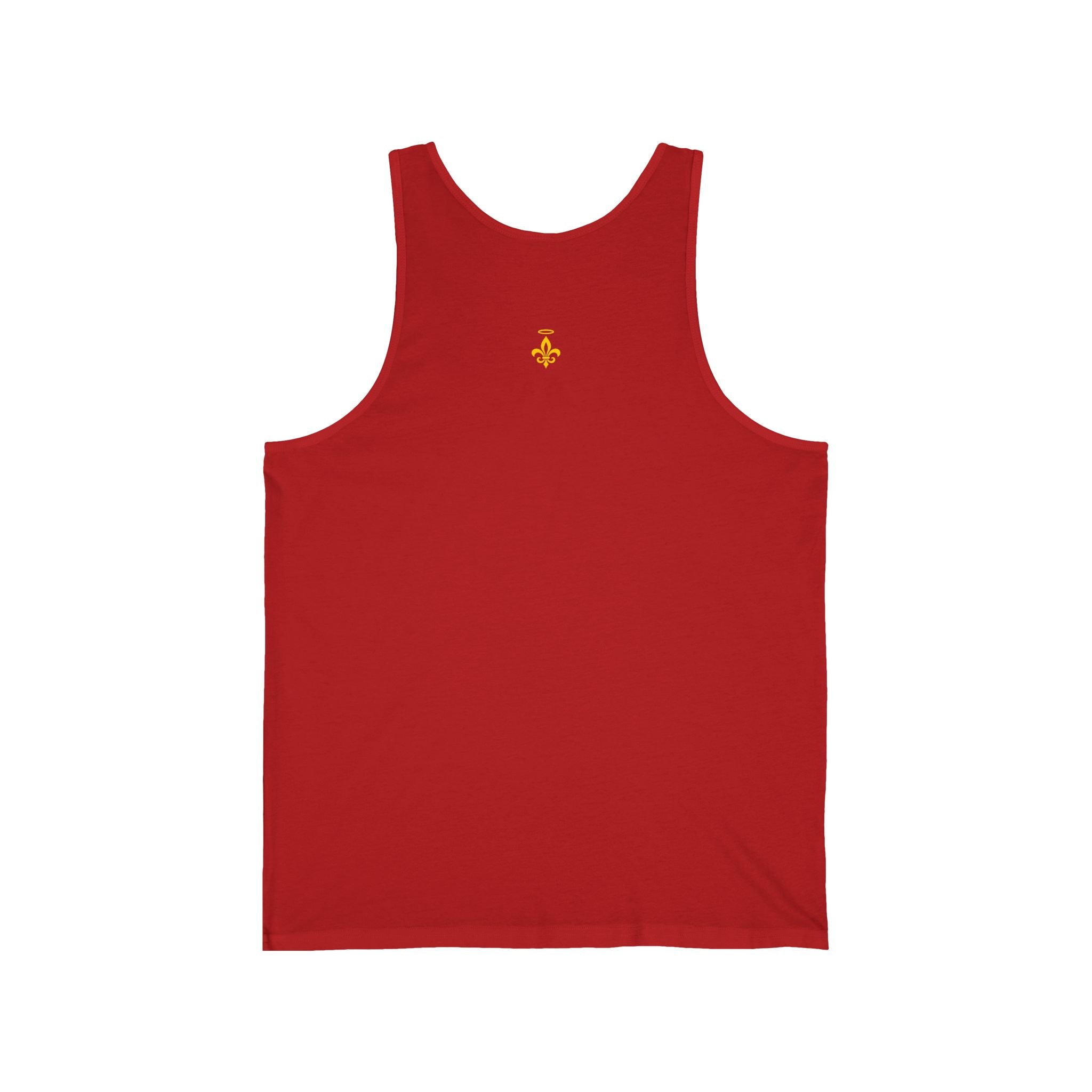 Stylish Unisex Jersey Tank - 'Who Dat Pope' Graphic Tee for Festivals, Beach Days, Gifts, Casual Wear, Summer Events