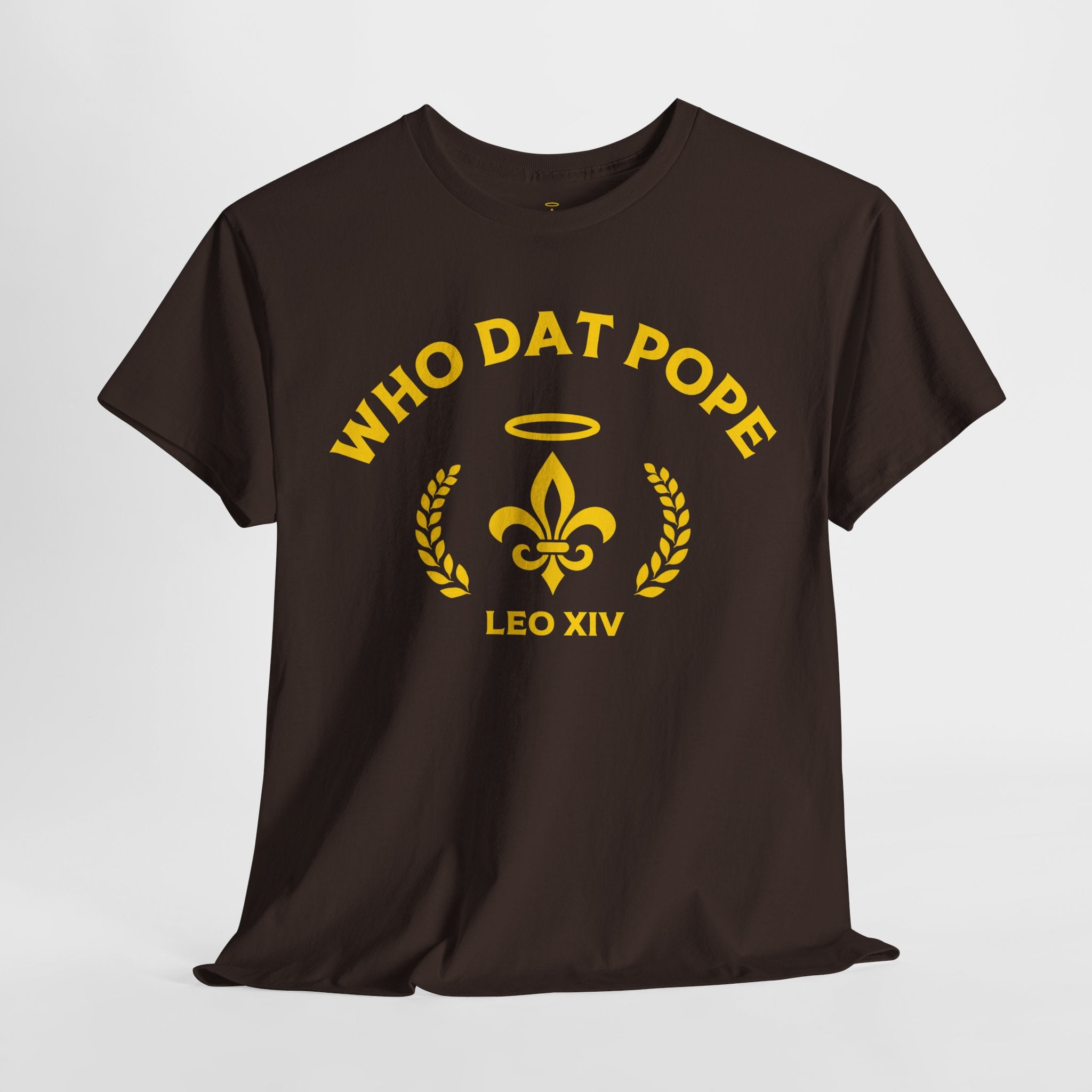 Who Dat Pope T-Shirt | Unisex Heavy Cotton Tee | Gift for Pope Lovers | Mardi Gras Apparel